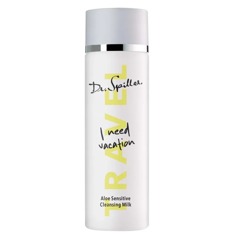 DR SPILLER Aloe Sensitiv Reinigungsmilch – Reinigungsmilch für sensible Haut Reisegröße, 100 ml