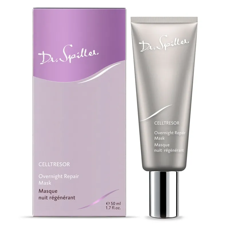 DR SPILLER CELLTRESOR Overnight Repair Mask Tube und Umverpackung, 50 ml
