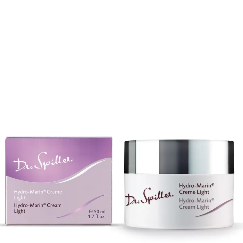 DR SPILLER Hydro-Marin Creme Light Umverpackung und Tiegel, 50 ml