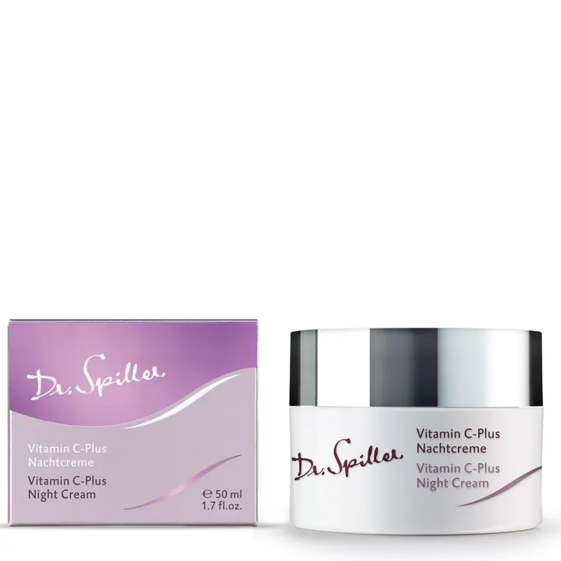 DR SPILLER Vitamin C-Plus Nachtcreme – Anti-Aging Nachtpflege, 50 ml