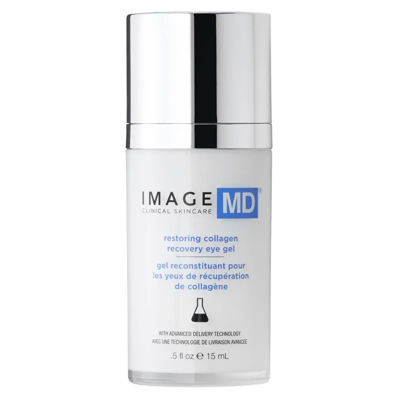 IMAGE SKINCARE AMD Restoring Recovery Eye Gel 15ml – Regenerierendes Augengel mit Kollagen, 15ml, Pumpspender