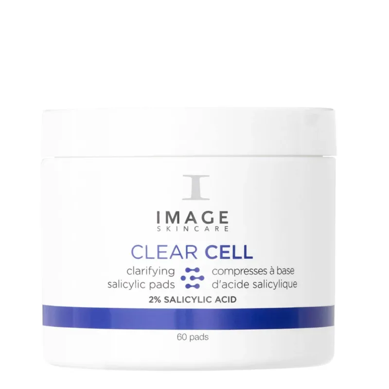 IMAGE SKINCARE CLEAR CELL Clarifying Salicylic Pads – Klärende Pads gegen Unreinheiten, 60Pads, Dose