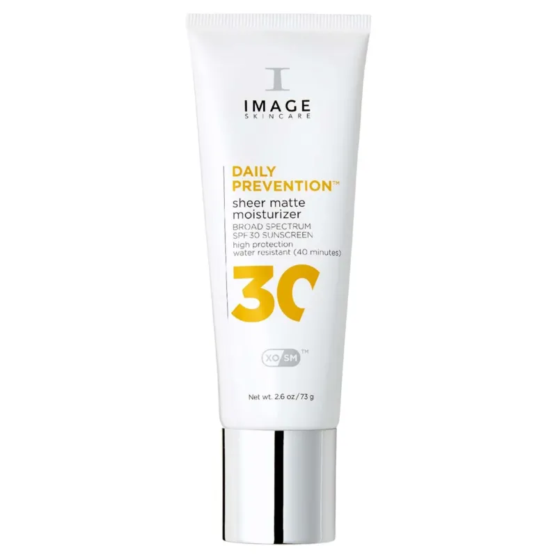 IMAGE SKINCARE DAILY PREVENTION sheer matte moisturizer SPF 30 – getönter Sonnenschutz, 73g, Tube
