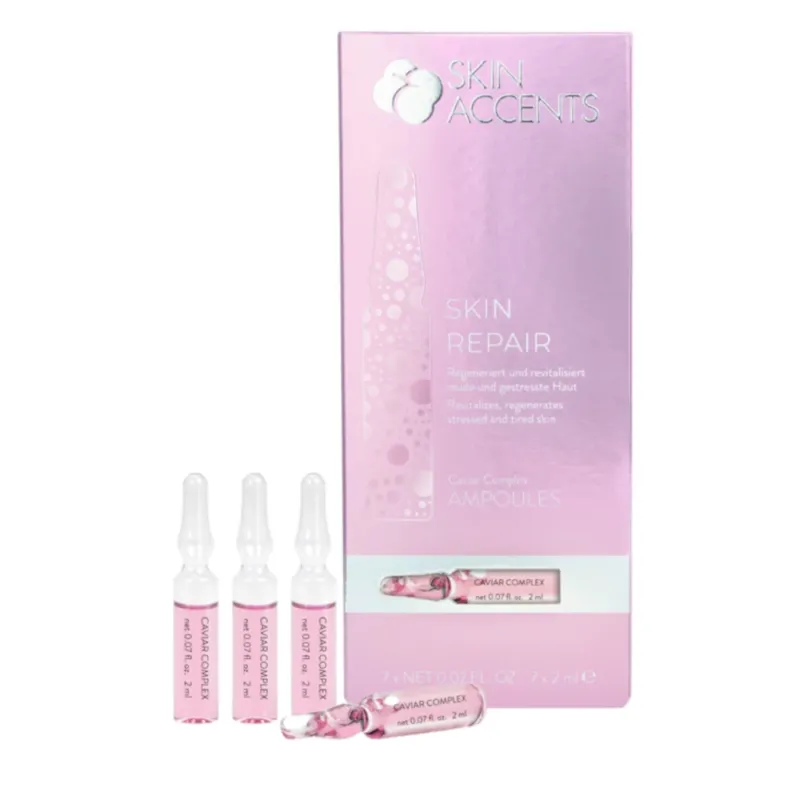 INSPIRA:COSMETICS Caviar Complex – Revitalisierung & neue Energie für müde Haut, 7x2ml, Ampullen und Umkarton
