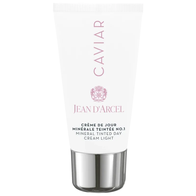 JEAN D'ARCEL CAVIAR crème de jour minérale teintée – no.1, 50ml, Tube
