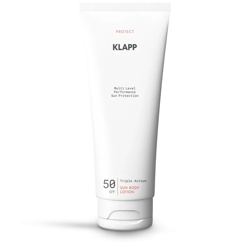 KLAPP Triple Action Sun Body Lotion 50 SPF – Sonnenschutzmilch, 200ml, Tube