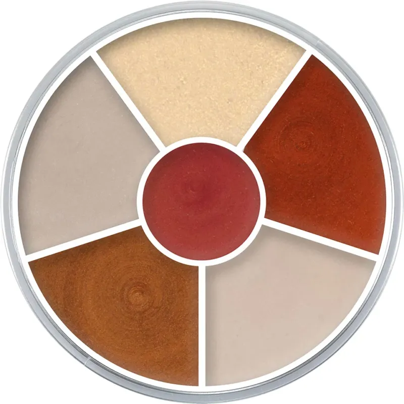 KRYOLAN Cream Color Circle Interferenz classic – Perlglanz Cremefarben für Gesicht & Körper, 30g
