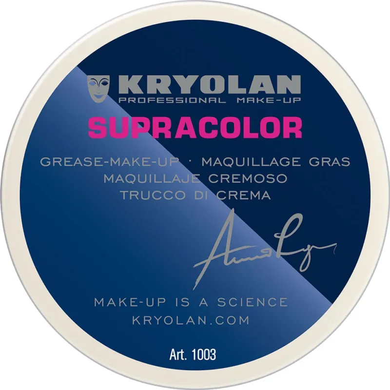 KRYOLAN Supracolor Hauttöne 00 – deckende Creme Foundation, 55ml, Dose geschlossen