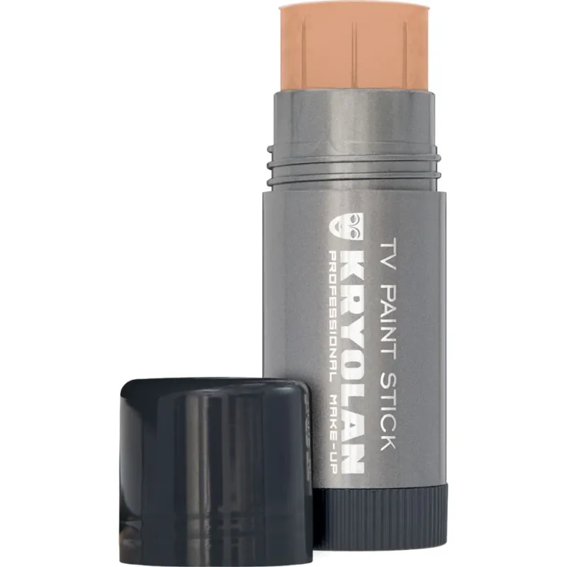 KRYOLAN TV Paintstick 4 W – Profi-Foundation mit maximaler Deckkraft, 25g, Drehstick offen