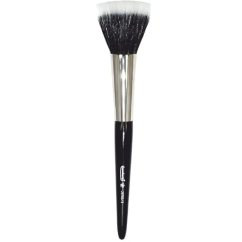 LEONHARDY Foundationpinsel zweifarbig – Ziegenhaar-Synthetik-Mix, 1Stk