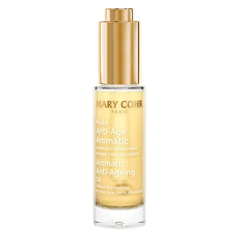 MARY COHR Huile Anti-Age Aromatic – Anti-Aging Gesichtsöl, 30ml, Pumpspender