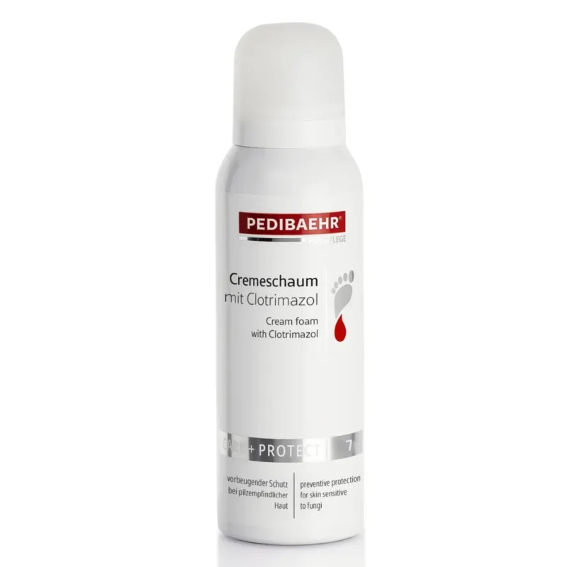 PEDIBAEHR Cremeschaum mit Clotrimazol, 125, Schaumspender