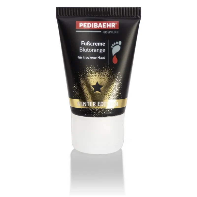 PEDIBAEHR Fusscreme Blutorange – Winter Edition, 30ml, Tube