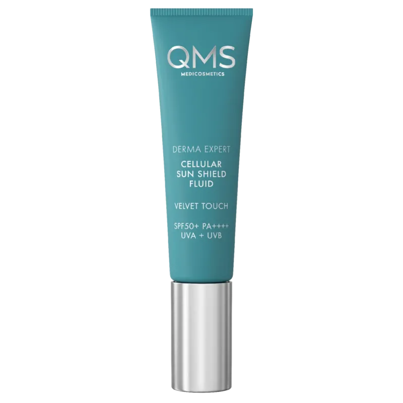 QMS Derma Expert Cellular Sun Shield Velvet Touch SPF50+ – Sonnenschutz, 30ml, Tube