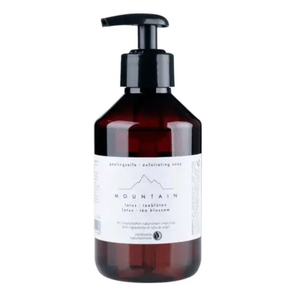 RUCK Peelingseife MOUNTAIN Lotus & Teeblüten , 250ml, Pumpspender