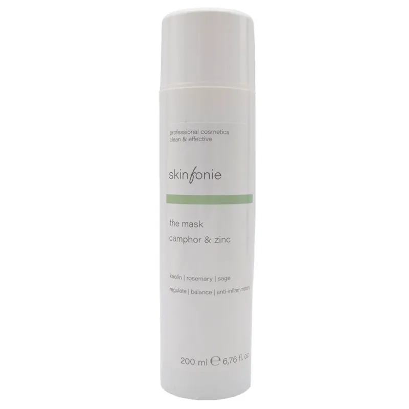 SKINFONIE the mask camphor & zinc – Crememaske für unreine Haut, 200ml