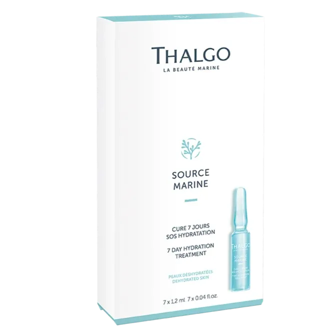 THALGO Source Marine - Hydra-Boost Ampullen – Umverpackung, 7x1,2 ml