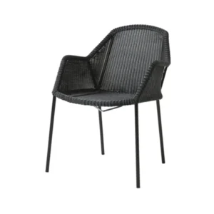 Breeze Gartenstuhl mit Armlehne, stapelbar von Cane-line