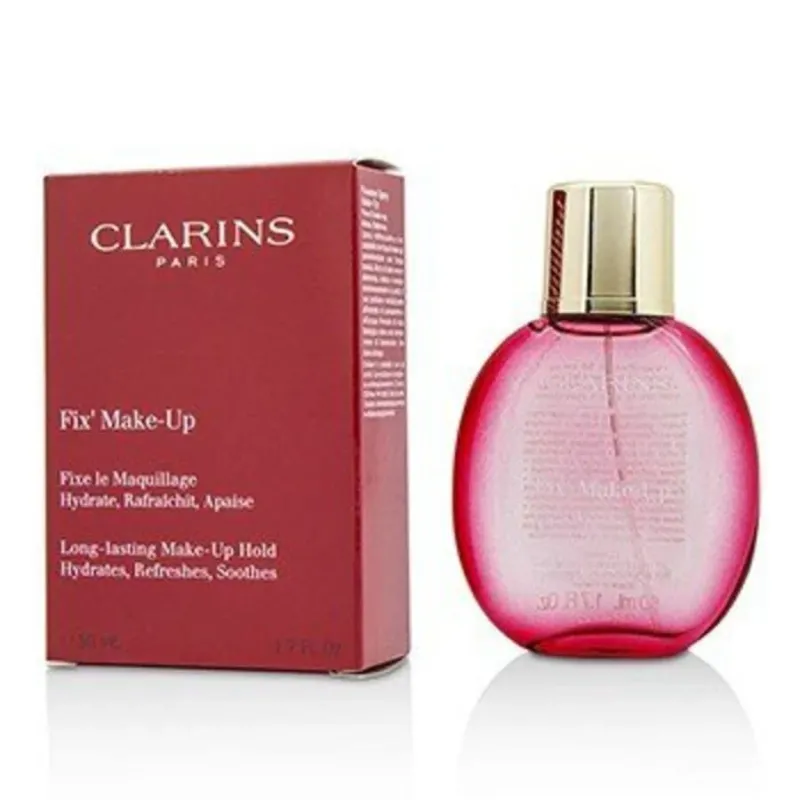 Clarins Fix' Make-up Setting Spray - Verfrissend met aloë vera - 50 ml
