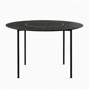 Crawford rundt Spisebord 2, Ø120cm, Eg Sort von Stellar Works