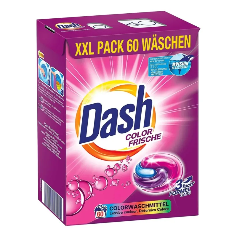 Dash wasmiddel - 60 Kleurcapsules - 1590gr
