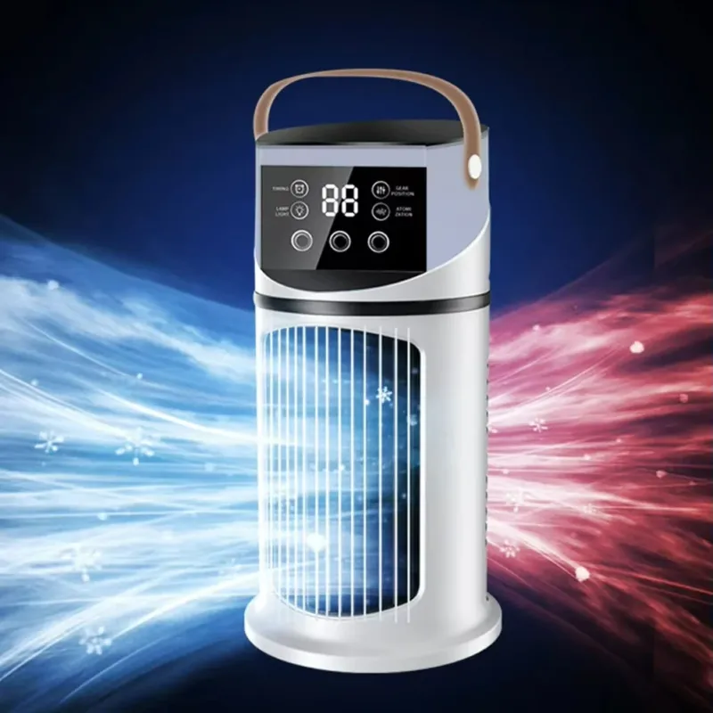 Portable Air Cooler Humidifier Digital Controls With 9-Speed Fan - Product showcase