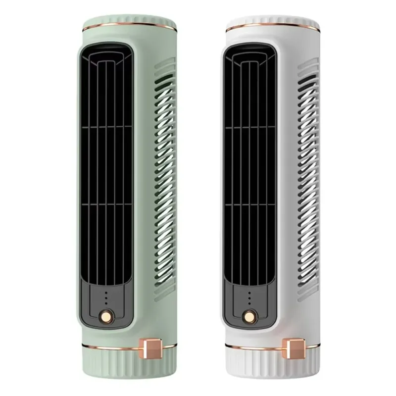 Portable Tower Fan Bladeless USB Design with 360 Cooling - Product showcase