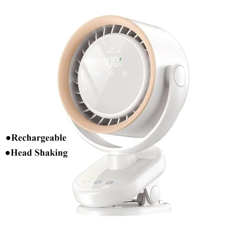 Smart Portable Fan Rechargeable Ice Cooling Technology - Product showcase