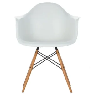 Eames Plastic Armchair DAW, Ahornholz von Vitra