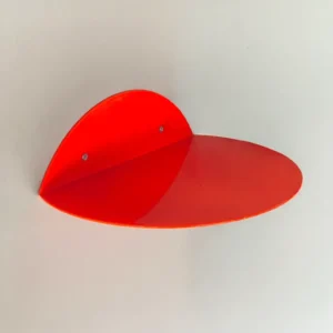 rundes regal / dot shelf neon rot