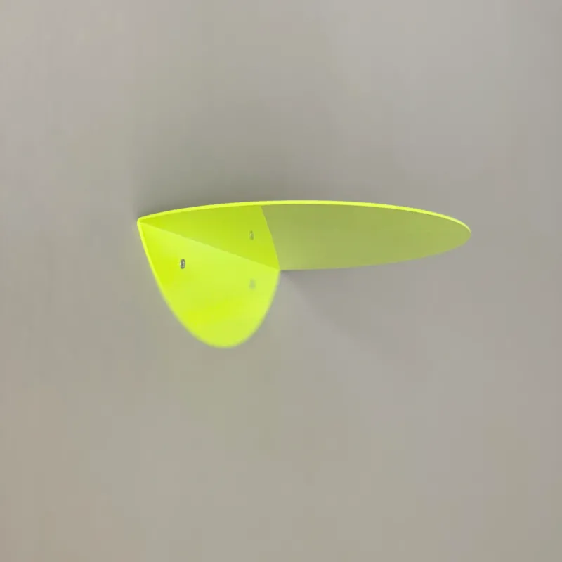 rundes regal / dot shelf neon gelb