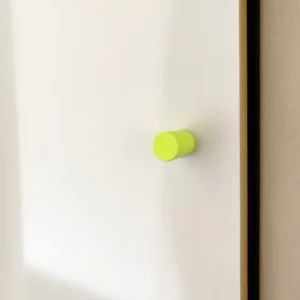 möbelknopf 02 / knob L 02 neon gelb