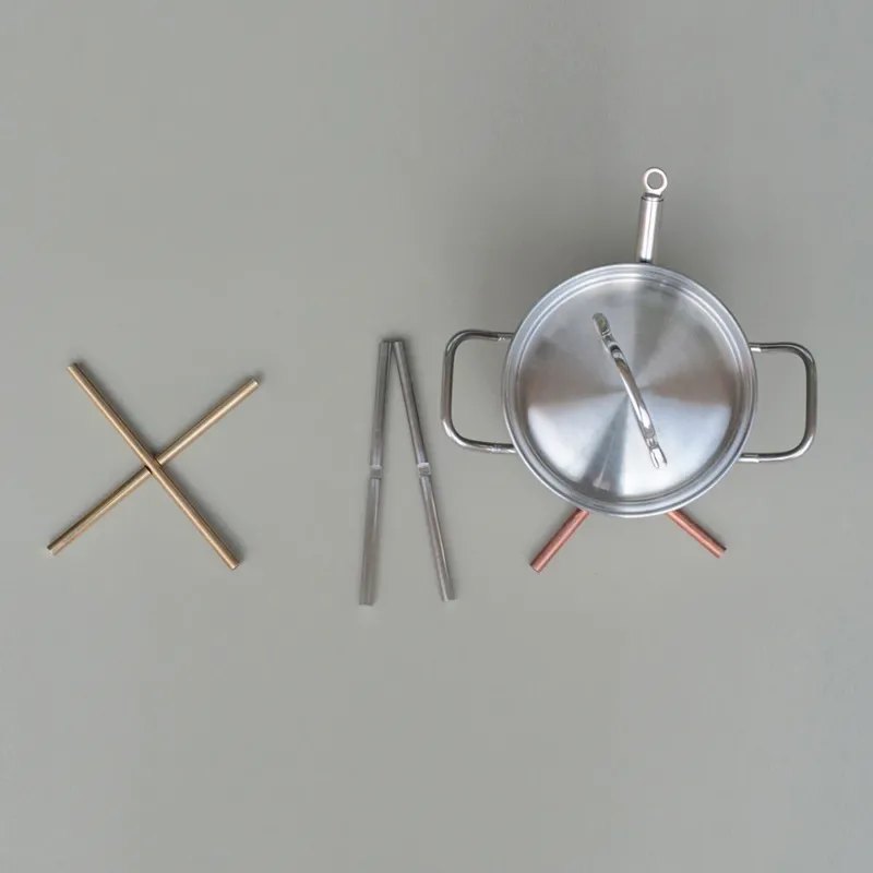 topfuntersetzer / trivet edelstahl