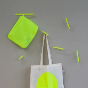 wandhaken / line hook neon gelb