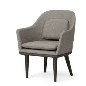 Lunar Lounge-Sessel, small, Onyx Eiche, Melange Nap 111 HR von Stellar Works