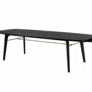 Utility Esstisch 210 cm, Schwarz Eiche von Stellar Works