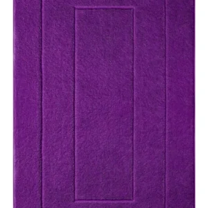 Frottee Badematte 50x80 cm Lila - Aubergine