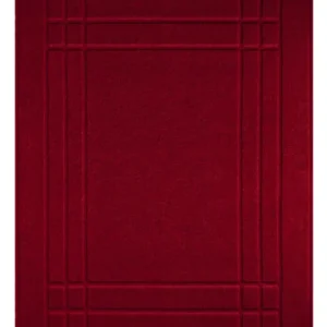 Duschvorleger 50x70 cm Rot - Rubin