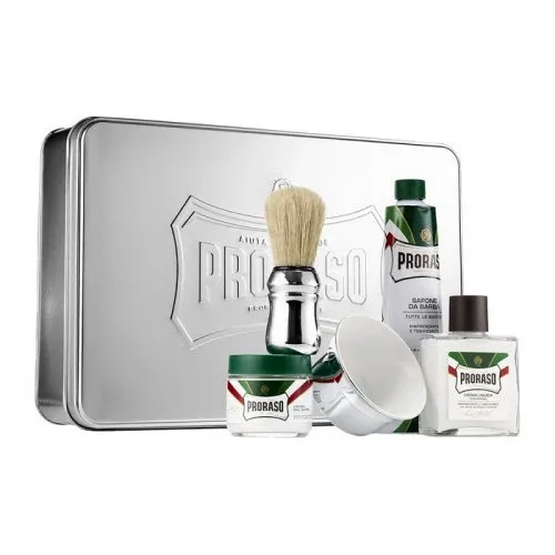 Proraso Classic Shaving Set Metal - Beschadigde Verpakking