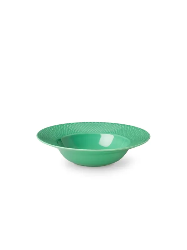Rhombe tiefer Teller, grün Ø24,5 cm von Lyngby Porcelæn – Bild 3