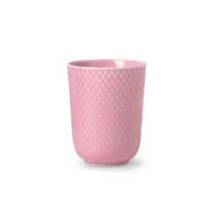 Rhombe Becher, rosa von Lyngby Porcelæn