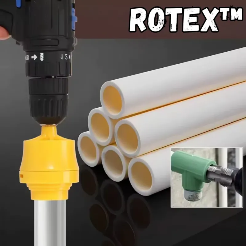Rohrgewindeschneider-Set für PVC- und Kunststoffrohre – 3 Größen