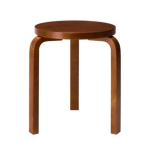 Stool 60, walnuss gebeizt von Artek