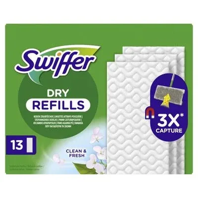 Swiffer Vloerwisdoekjes - vloerreiniger navulling droge doekjes 13 doekjes