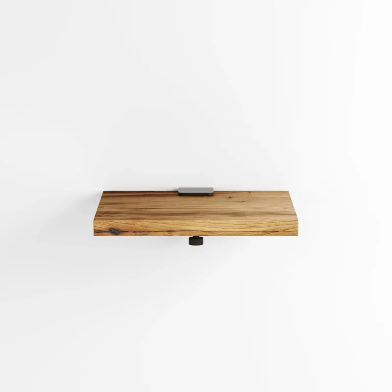 Table de chevet murale murale BRACKET - bois ancien recyclé