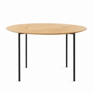 Crawford rundes Esstisch 2, Ø120cm, Eiche von Stellar Works