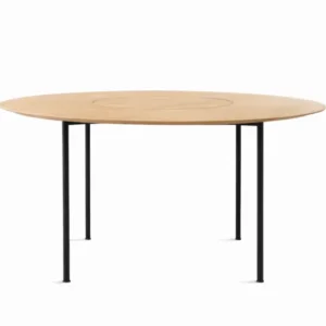 Crawford rundes Esstisch 2, Ø160cm, Eiche von Stellar Works