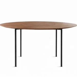Crawford rund Esstisch 2, Ø160cm, Walnuss von Stellar Works