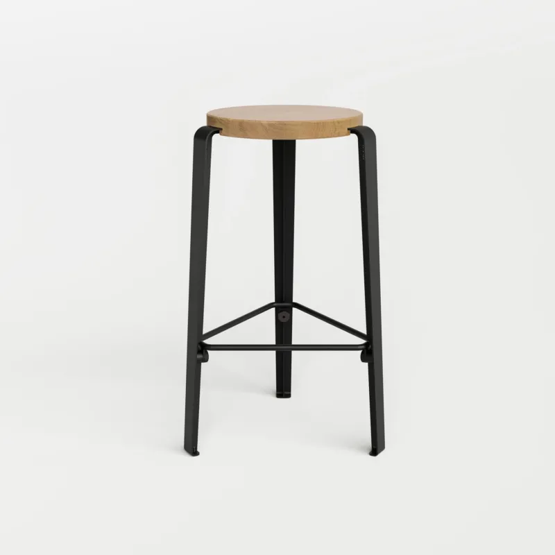 Tabouret de bar LOU - chêne massif