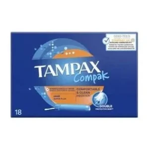 Tampax Compak Super Plus 18 stuks - Verpakking beschadigd